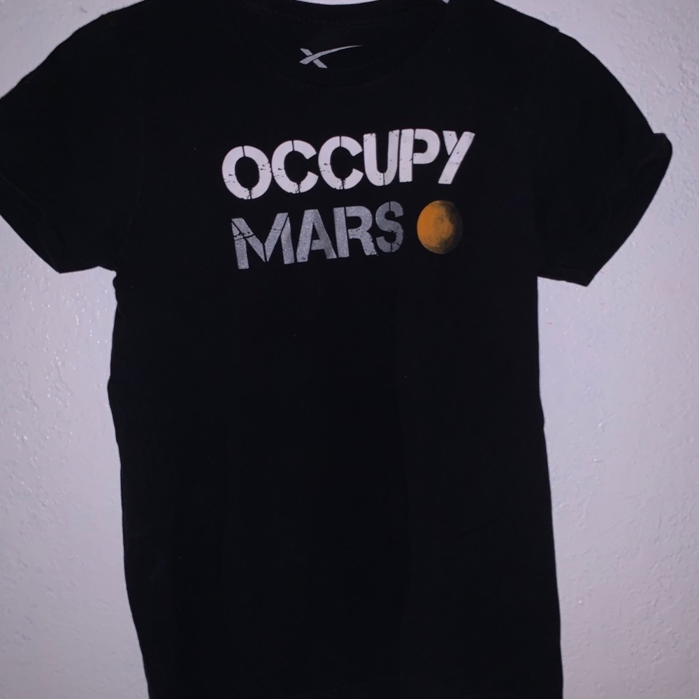 SpaceX black occupy mars shirt